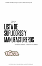 Lista de suplidores